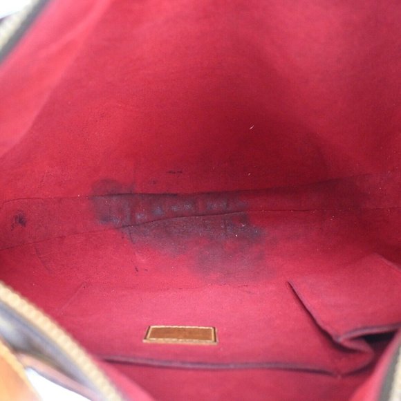 LOUIS VUITTON Croissant GM Shoulder Bag Monogram Leather Brown M51511 35YC109 - Picture 4 of 14